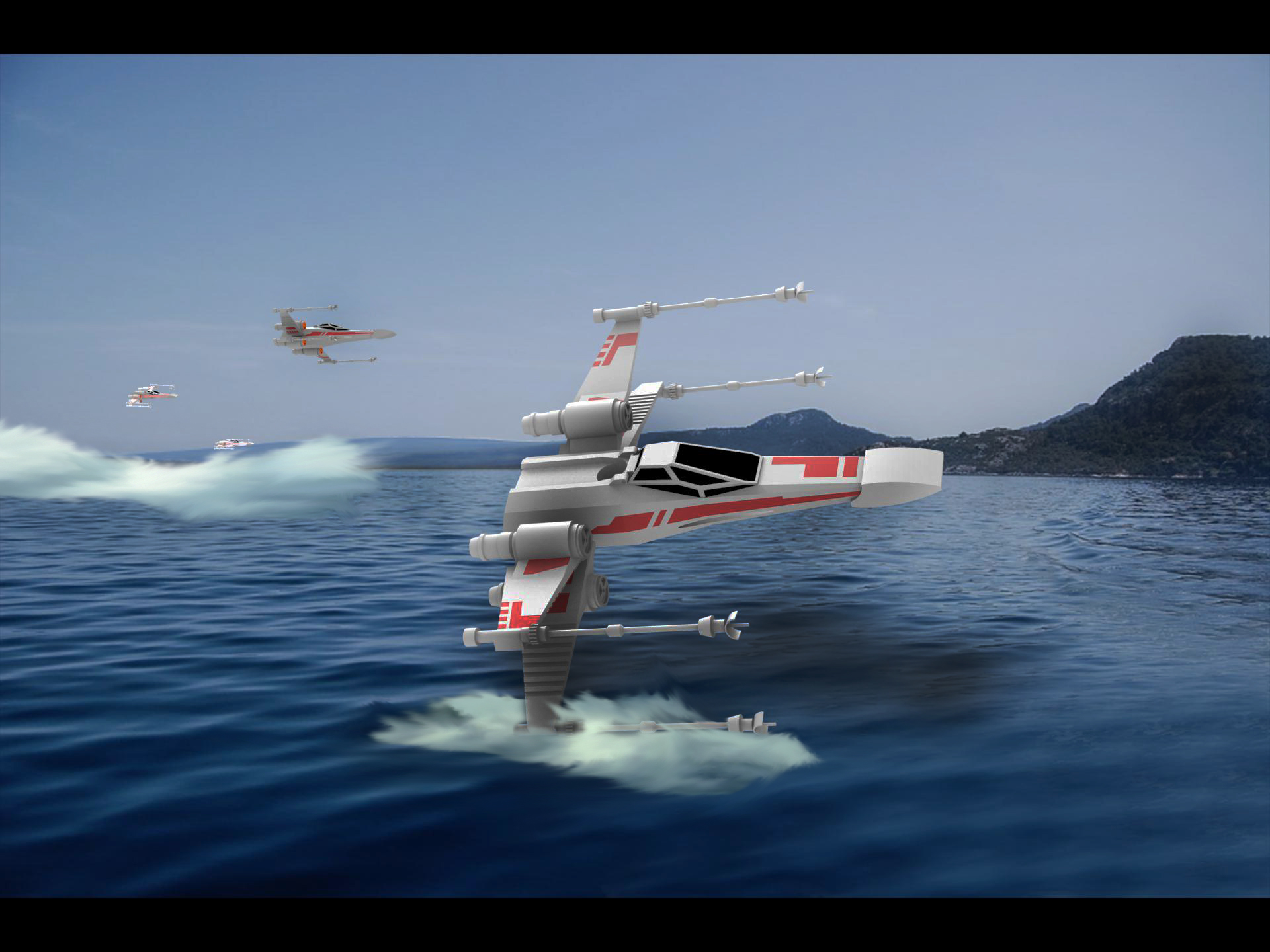 X翼星球大战的简单设计